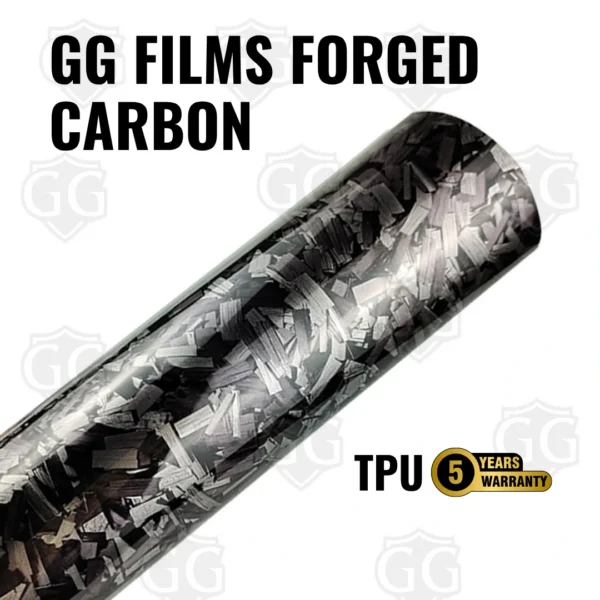 GG Films Forged Carbon е висок клас цветно защитно TPU фолио с уникален ефект на кована карбонова структура