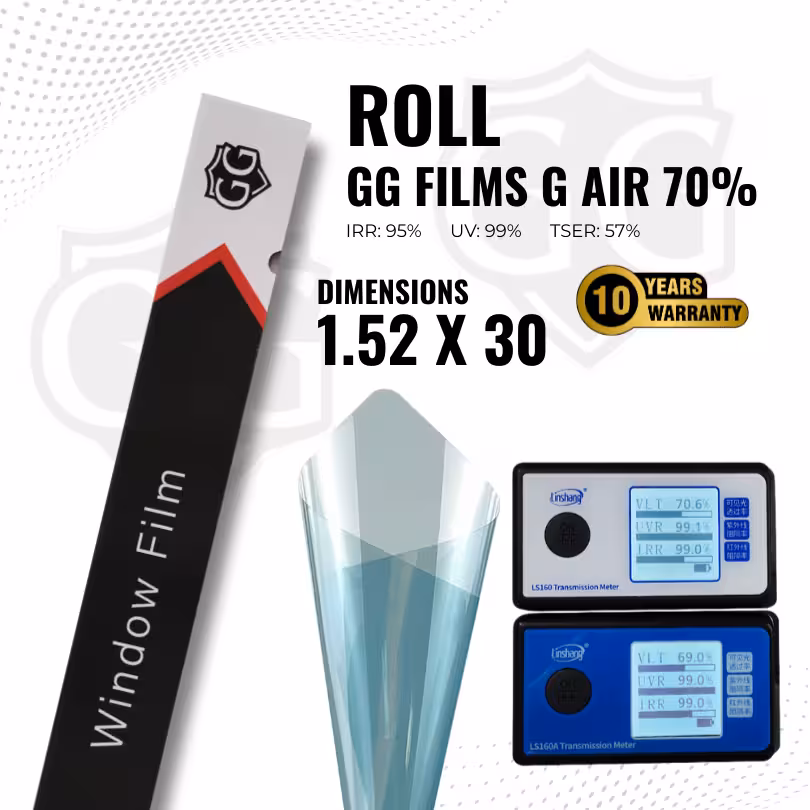 Ролка фолио GG Films G Air 70 с UV и термозащита – размер 1.52 м x 30 м